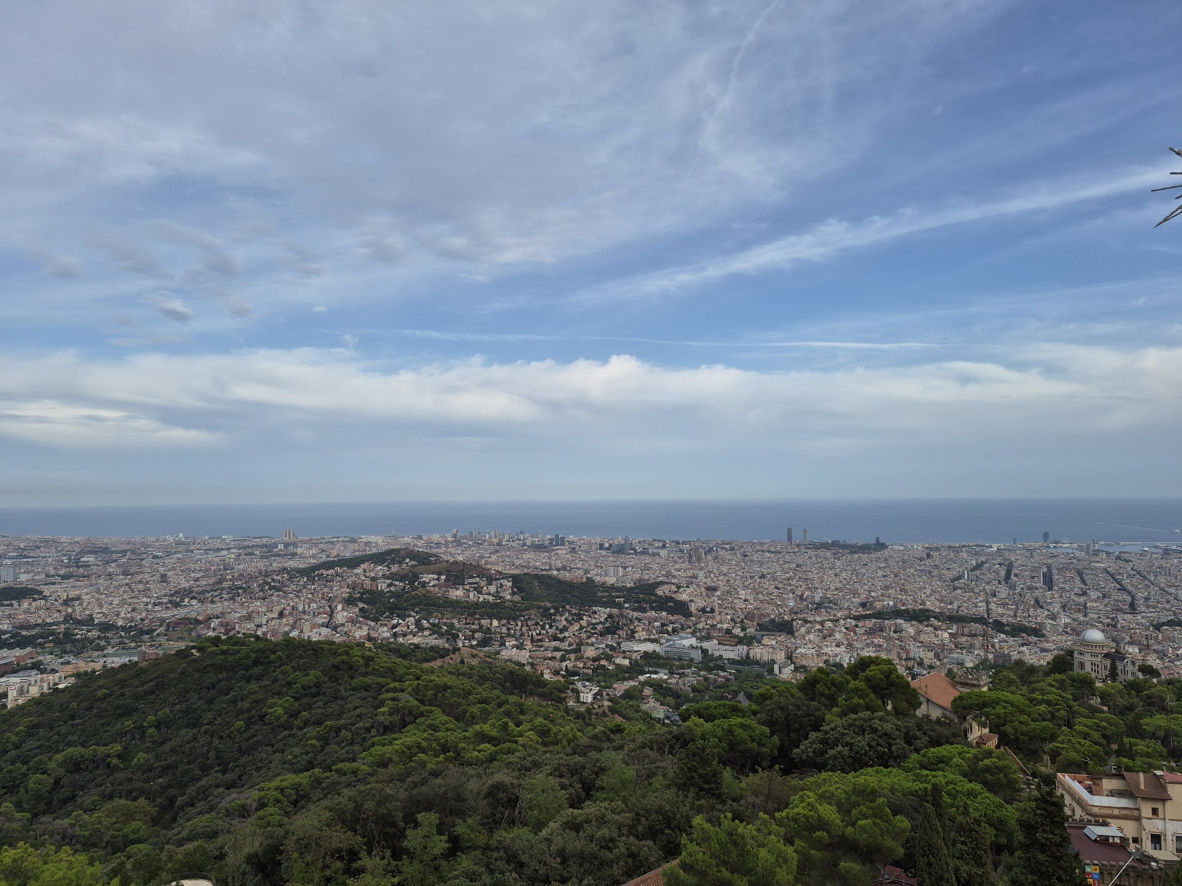 Blick vom Hausberg Tibidabo